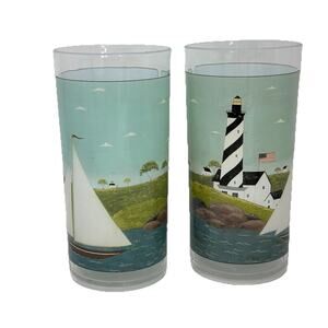 Oneida Sakura Evolution Coastal BreezePlastic Highball Glass Warren Kimble
